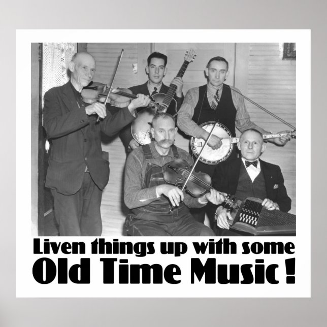 Old Time Music Poster (Vorne)
