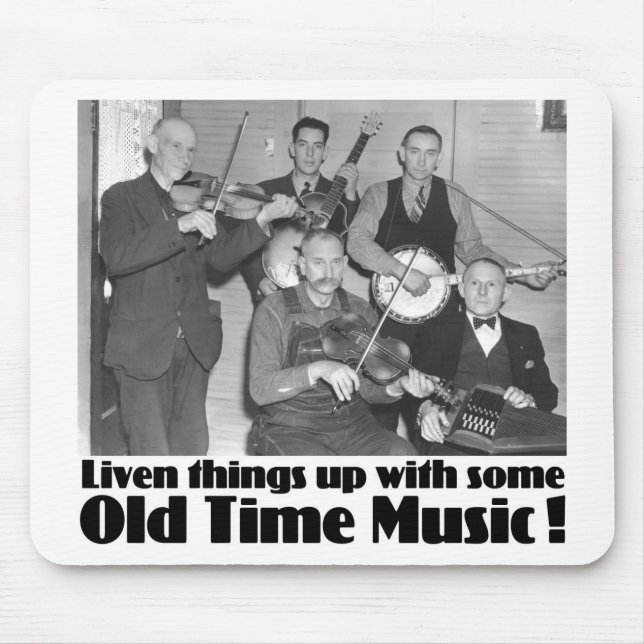 Old-Time-Musik-Mauspad Mousepad (Vorne)