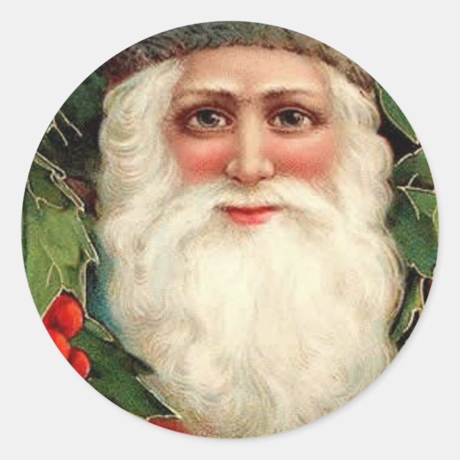 Old Time Santa - Aufkleber (Vorderseite)
