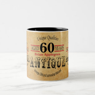 Old Timer Birthday Zweifarbige Tasse