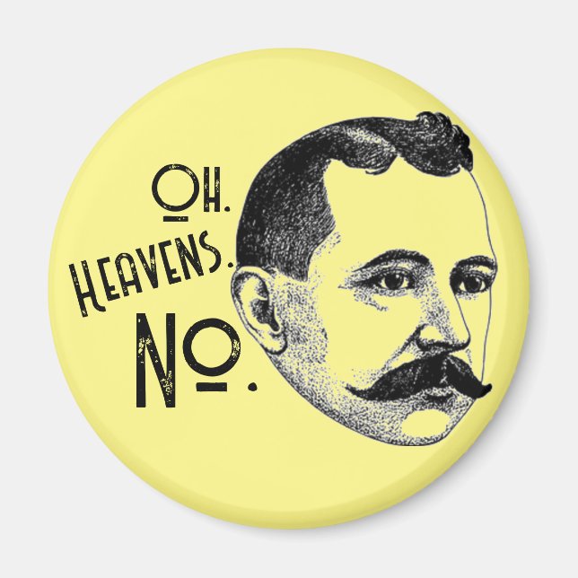 Old Timey Gentleman Magnet (Vorne)