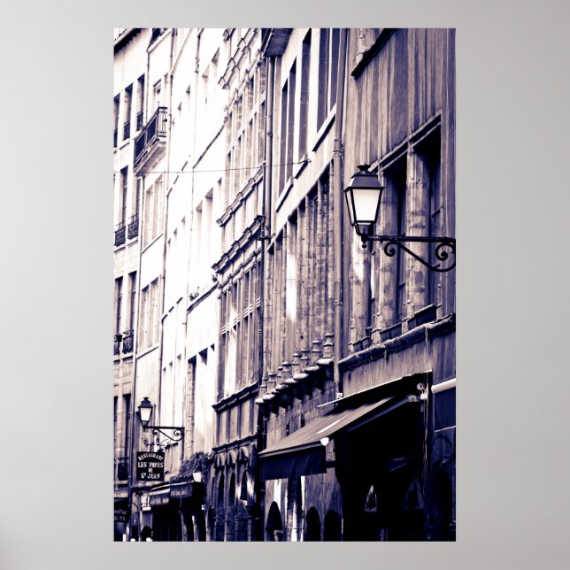 Old Town Buildings, France Poster (Vorne)