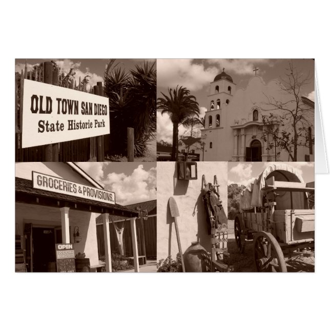 Old Town San Diego State Historical Park Collage (Devant Horizontal)