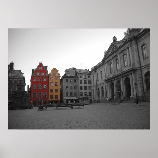 Old Town Stockholm Poster (Vorne)