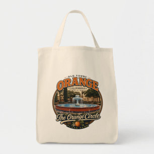Old Towne Orange Circle Fountain Vintage T-Shirt Tragetasche