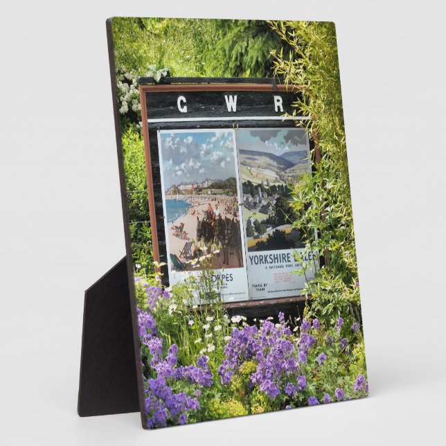 OLD TRAIN STATION SIGNS FOTOPLATTE (Seite)