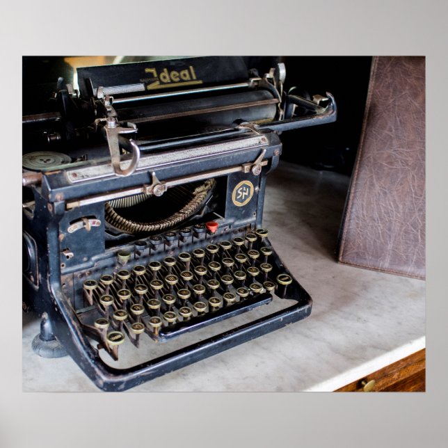 Old typewriter poster (Vorne)