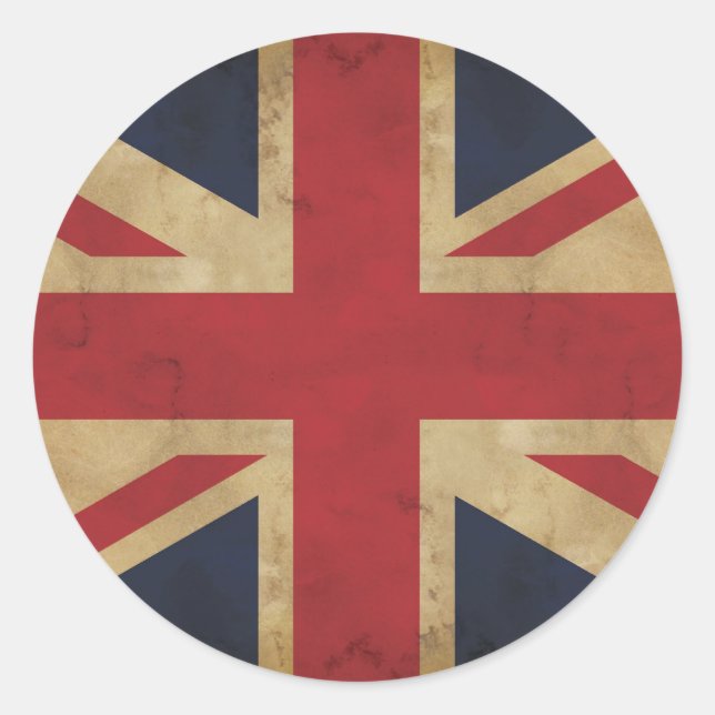 Old Union Jack Stickers (Vorderseite)