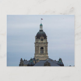 Old Vanderburgh Landkreis Courthouse, Evansville,  Postkarte