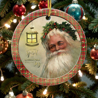 Old Victorian Rustic Family Personalized Keramik Ornament