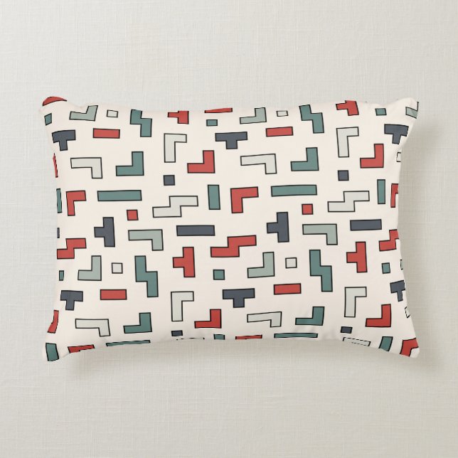 Old video game square seamless pattern,background  dekokissen (Vorderseite)