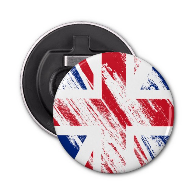 Old Vintag Grunge United Flag Flaschenöffner (Vorderseite)