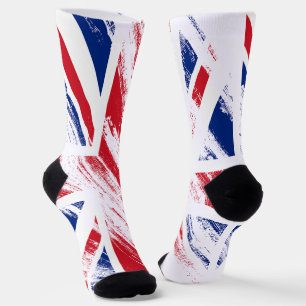 Old Vintag Grunge United Flag Socken
