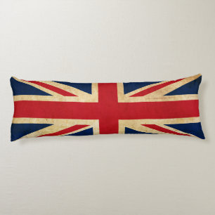 Old Vintag Grunge United Flag Union Jack Seitenschläferkissen