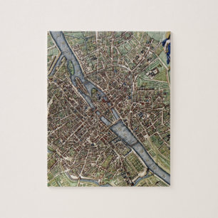 Old Vintag Paris Map shabbychic