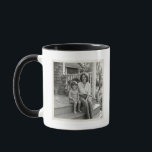 Old Vintage Photo Current Portrait Mom Son Mother Tasse<br><div class="desc">This Mother’s Day design lets you add two favorite photos to create a meaningful gift for Mom. Use a childhood picture on one side and a current photo on the other to show how your relationship has grown over the years. It’s a simple, personal way to turn family memories into...</div>