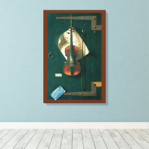 Old Violin Still Life von William Michael Harnett Leinwanddruck