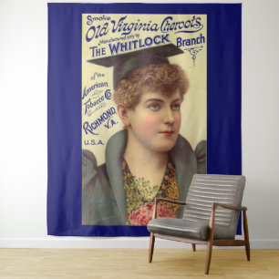 Old Virginia Cheroots ad 1890 Wandteppich