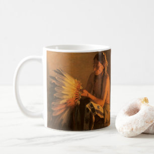 Old War Bonnet von Joseph Henry Sharp Kaffeetasse