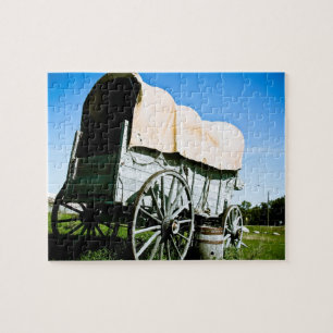 Old West Covered Wagon 03 Puzzle