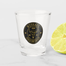 Old West Cowboy Rustikale Logos Personalisierte Tr Schnapsglas