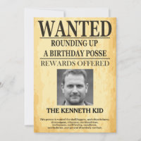 Old West Gewollt Poster 🤠 50. Geburtstag