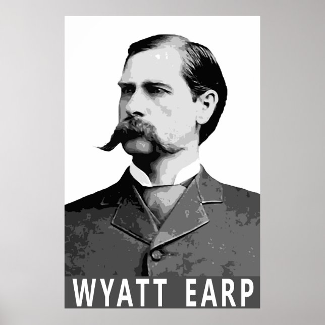 OLD WEST LEGEND WYATT EARP POSTER (Vorne)