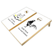 Old Wild West Hen et Rooster Set