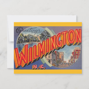 Old Wilmington NC  Postkarte