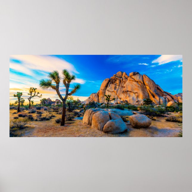 Old Woman Rock - Joshua Tree Nationalpark Poster (Vorne)