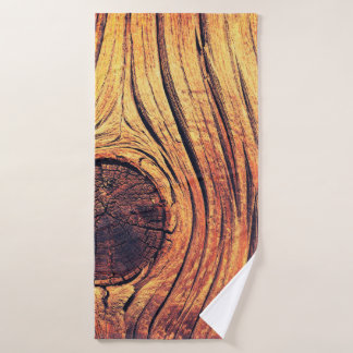 Old wooden texture as background. Vintage colorsst Badehandtuch
