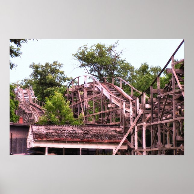 "Old Woodie" Poster (Vorne)