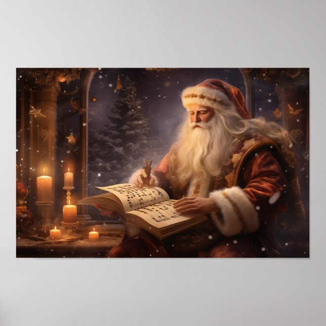 Old World Santa Poster (Vorne)