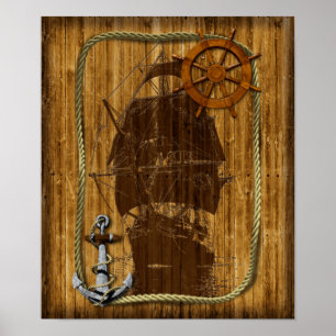 Old World Segelsport Poster