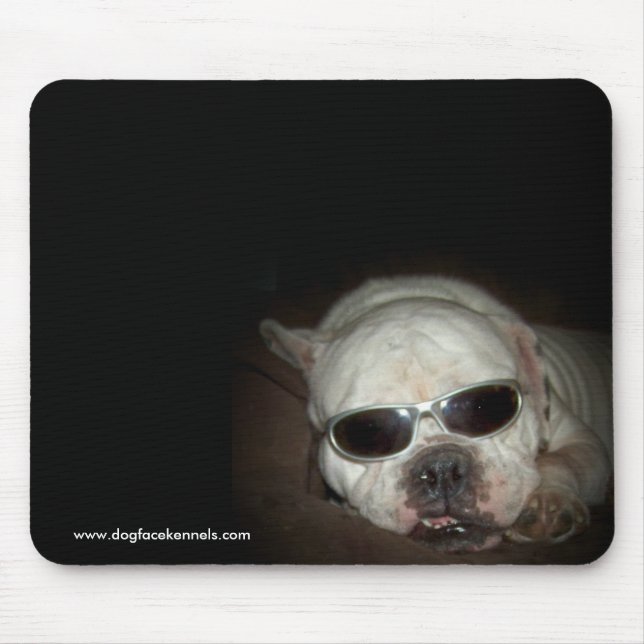 Olde Bulldogge Mausunterlage Mousepad (Vorne)