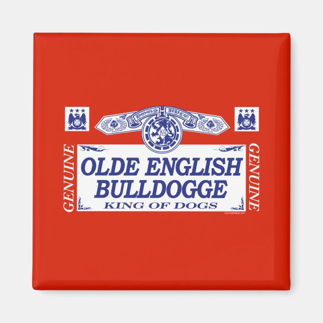 Olde English Bulldogge Magnet (Vorne)