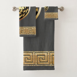 Olde English Royal Lion Designer Badhandtuch Set