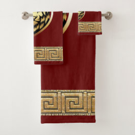 Olde English Royal Lion Designer Badhandtuch Set
