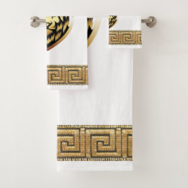 Olde English Royal Lion Designer Badhandtuch Set