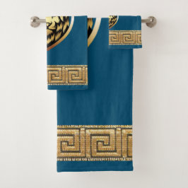 Olde English Royal Lion Designer Badhandtuch Set
