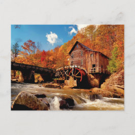 Olde Mill im Herbst Postkarte