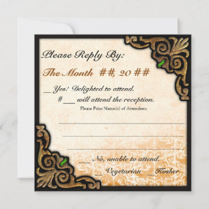 Olde New Orleans (Antwort auf Hochzeiten) Einladung
