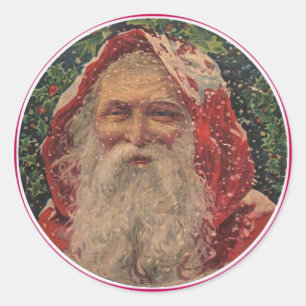 Olde Sankt Nikolaus Runder Aufkleber