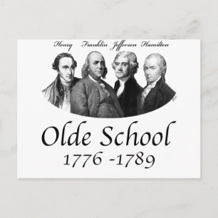 Olde School Postcard Postkarte