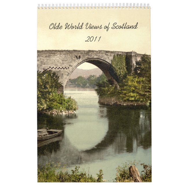 Olde Weltsichten von Kalender Schottlands 2011 (Titelbild)