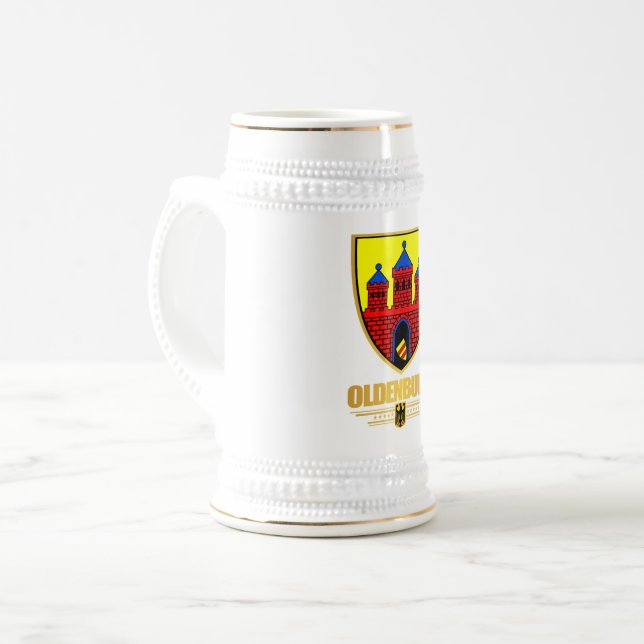 Oldenburg Bierglas (Vorderseite Links)