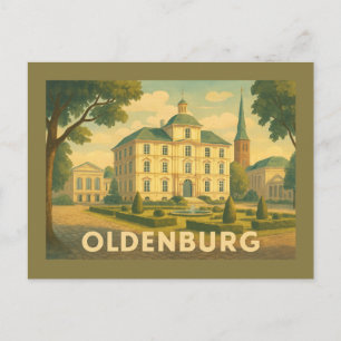 Oldenburg Deutschland Stadt Kunst Postkarte