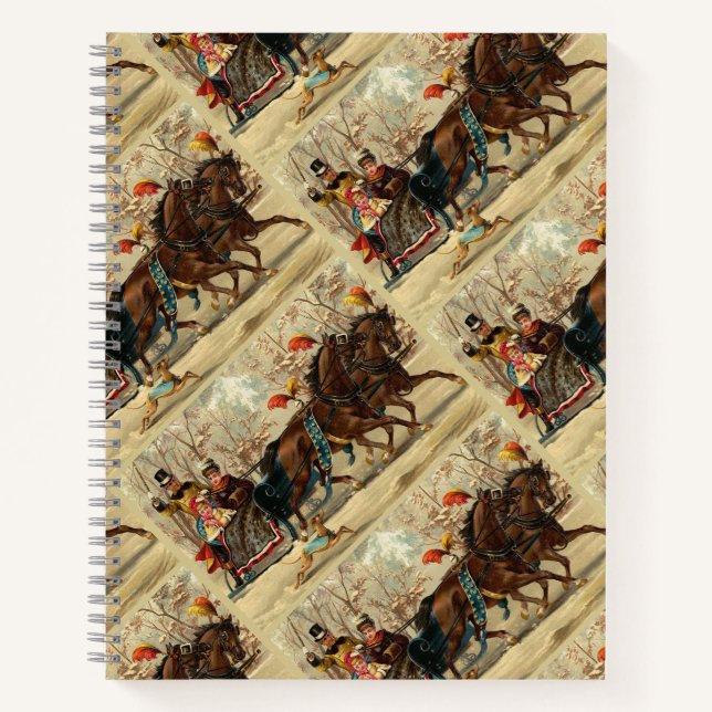 Older and Younger Sisters Ride - Mary Evans Notizbuch (Vorderseite)