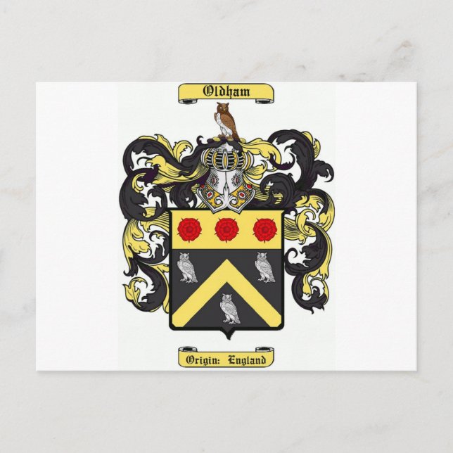 Oldham Postkarte (Vorderseite)