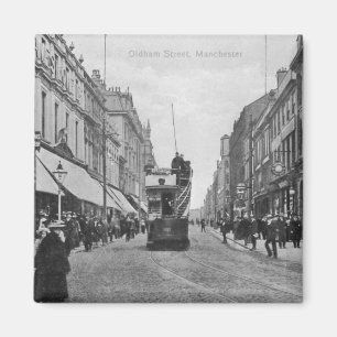 Oldham-Straße, Manchester, c.1910 Magnet